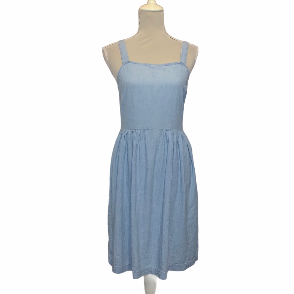 J. By J. Crew S light blue sleeveless summer dress